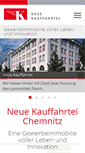 Mobile Screenshot of neue-kauffahrtei.de